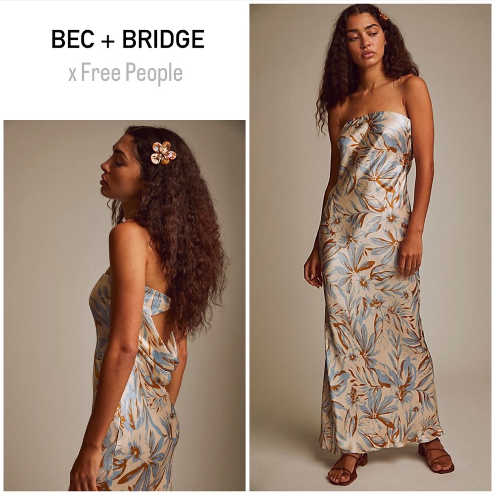 Bec + Bridge ~ 𝓯𝓹 Free People ~ Stella Strapless Dress